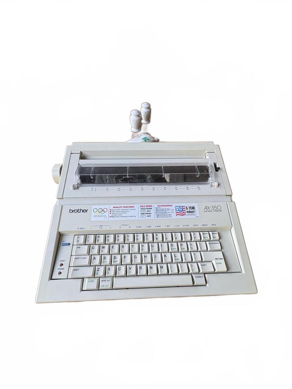 Brother AX-350 Electronic Typewriter Made in USA